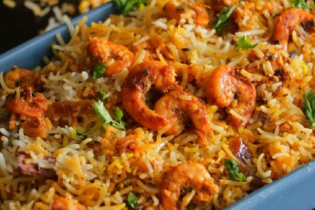 Matti Handi Prawn Biriyani